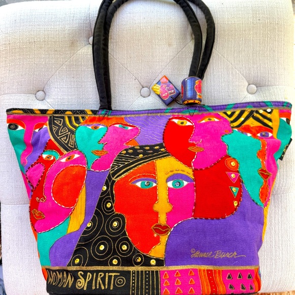 Laurel Burch Handbags - Colorful Laurel Burch WOMAN SPIRIT Tote Bag!NWOT!